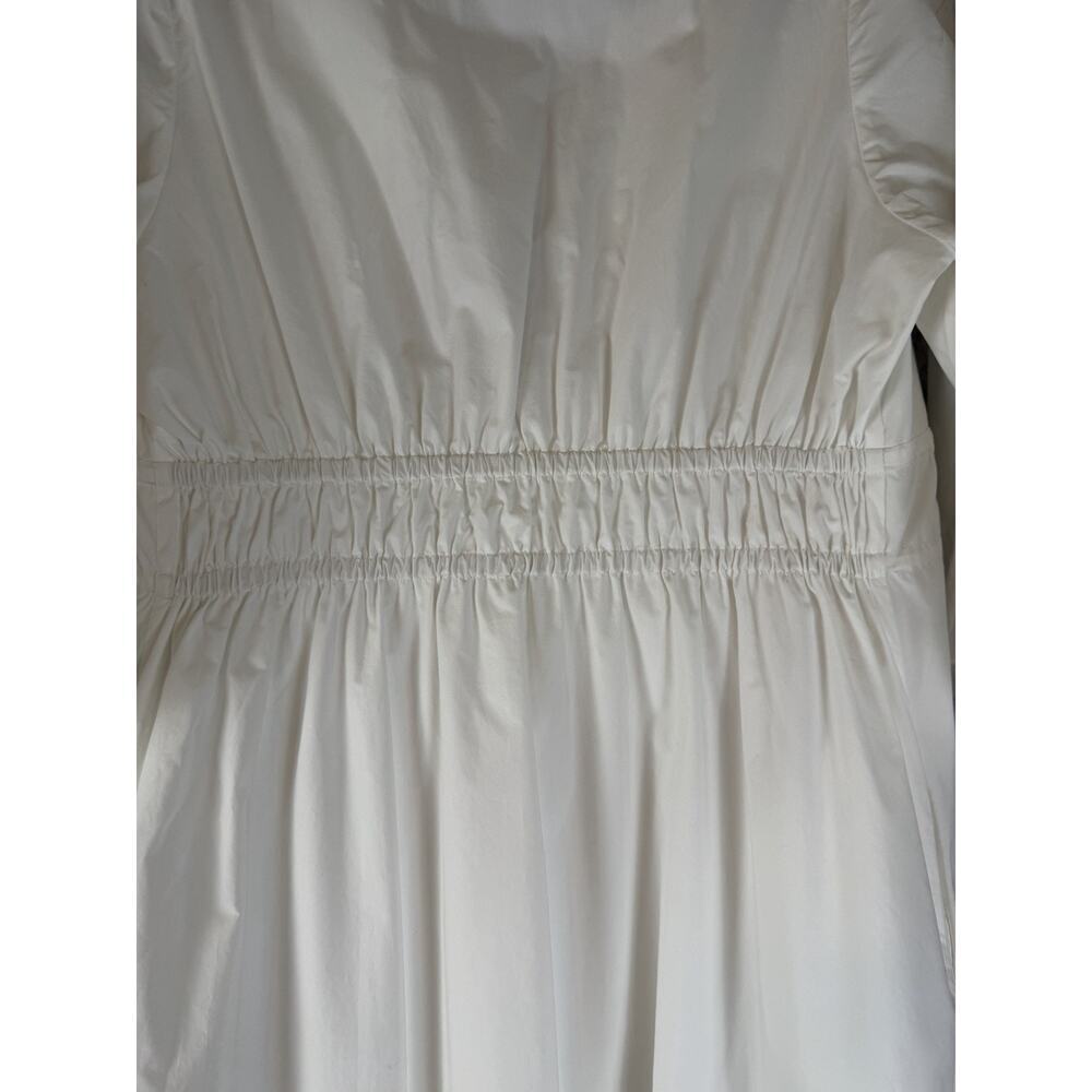 Frame The Clinched Cotton Poplin White Maxi Dress Sz S/P NWT $498 - Picture 5 of 11